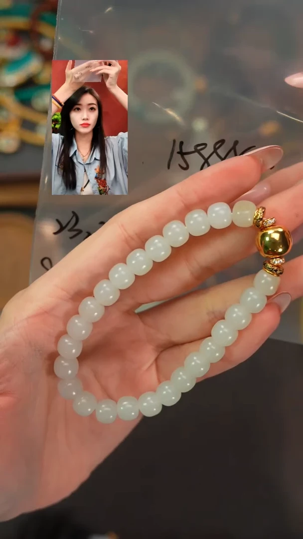 未镶嵌手串和田玉小*。遇见匠心品质回血