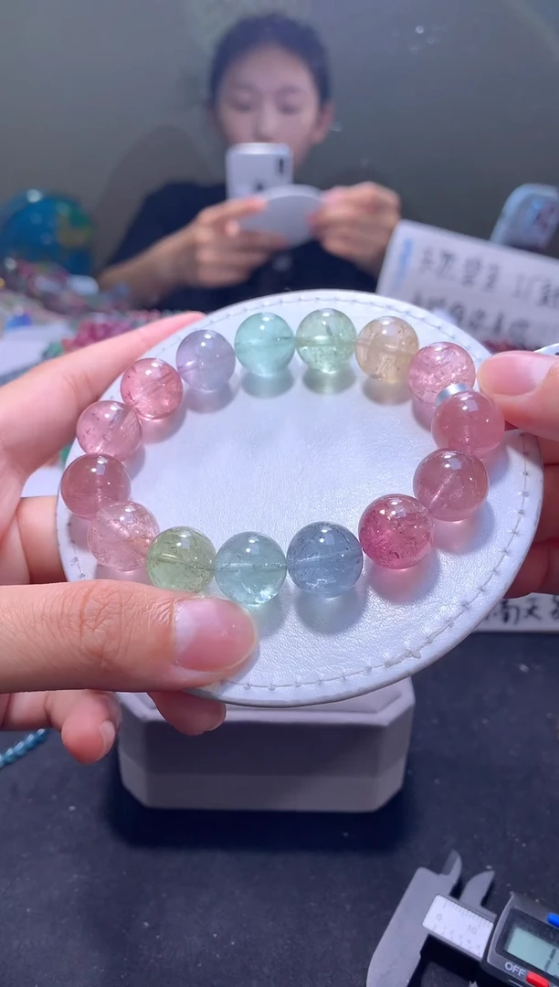 未镶嵌手链碧玺A10【天然碧玺】