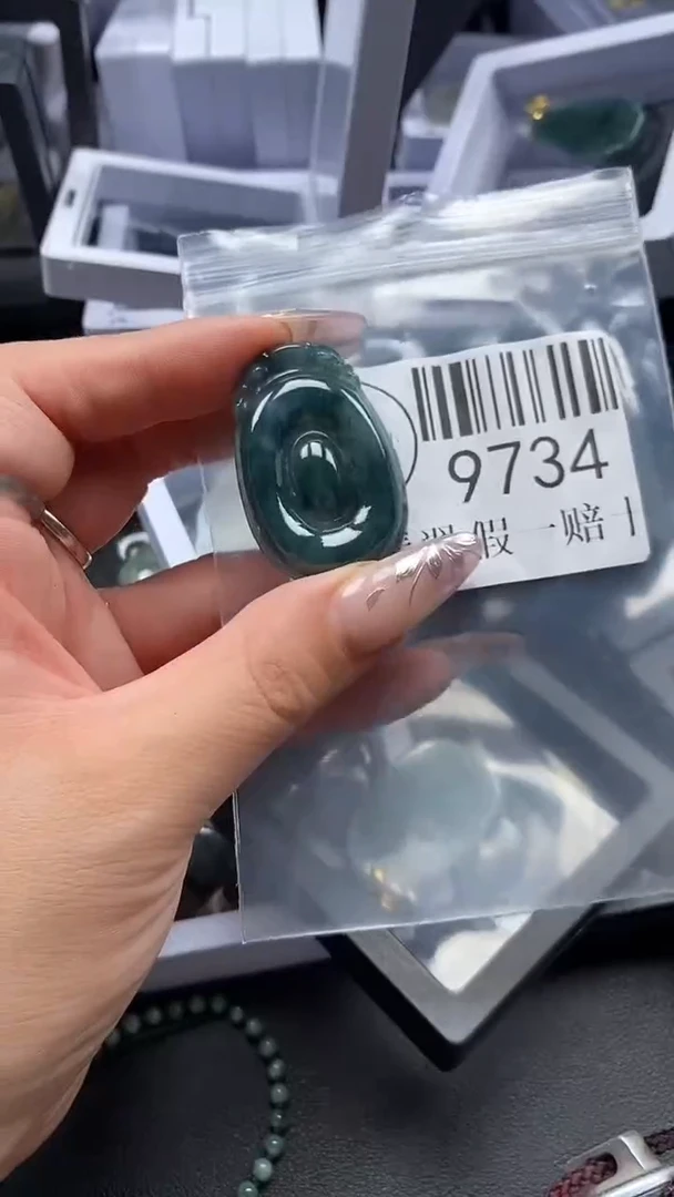 吊坠(不含链)未镶嵌翡翠9734