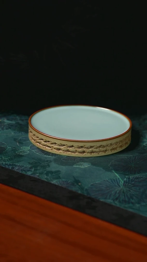 壶承 天青  一级品  开片