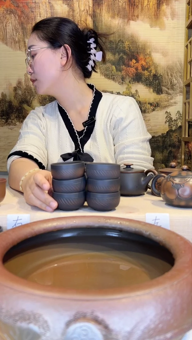 【闪购商品】云南建水紫陶-刻刀杯6只