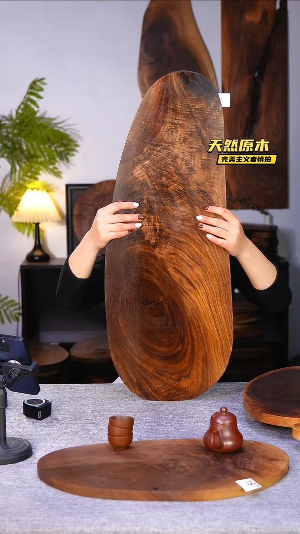 木北美黑胡桃原木.干裂疤结不属于商品质量问题完美主义者慎拍