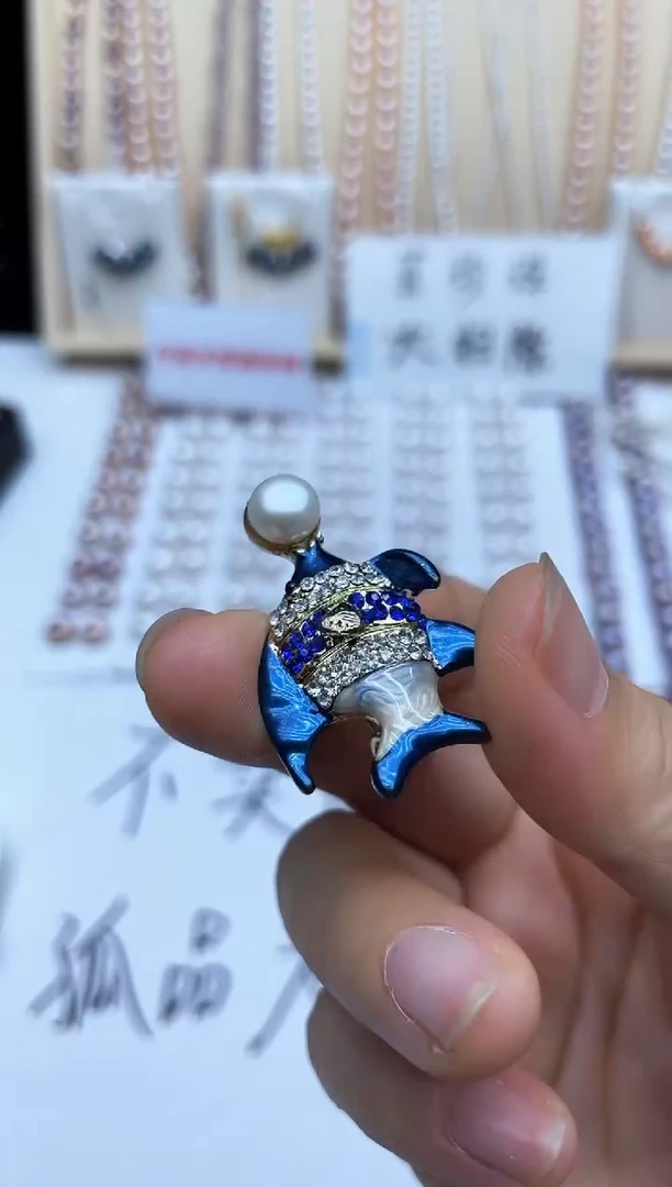 未镶嵌淡水珍珠胸针胸针