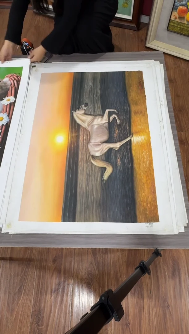 油画【60号】约90*60cm丨朝鲜原创纯手绘孤品油画丨顺丰包邮