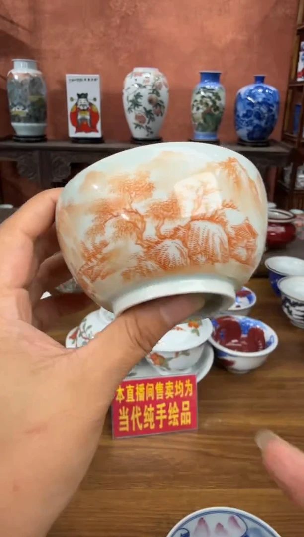 吴义松陶盟手绘陶瓷编码：3146
