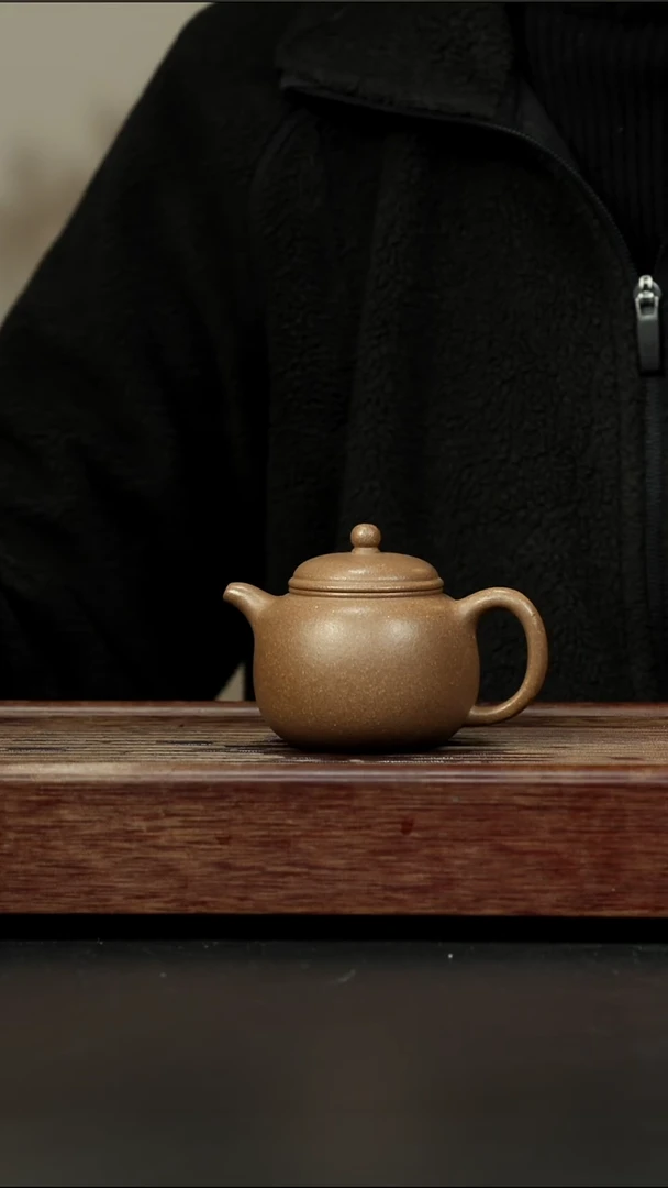 茶壶紫砂芝麻绿 大匏樽