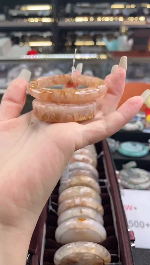 未镶嵌手镯石英质玉54圈口 （赠品镯心）324407