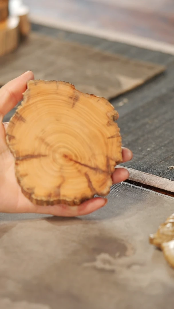 【闪购商品】柏木（崖柏）木雕470陈化料杯垫