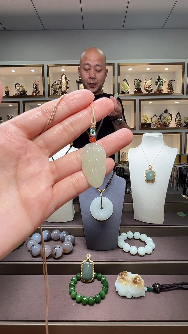 和田玉未镶嵌挂件多样性发货1