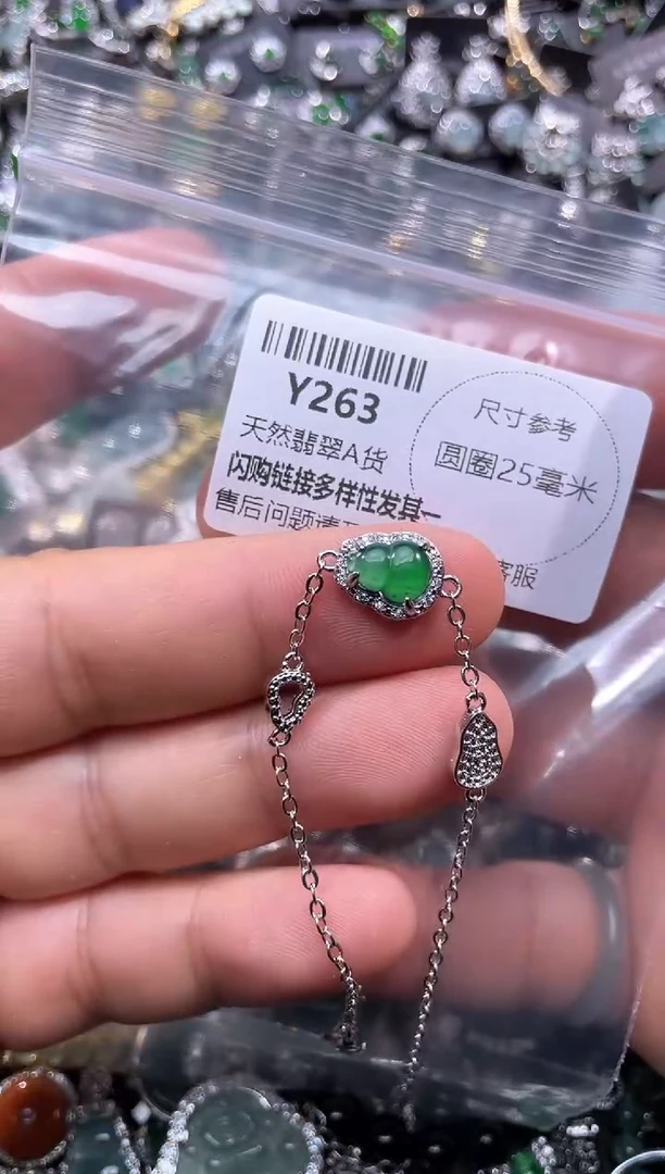 【闪购商品】翡翠颈饰未镶嵌Y263手链