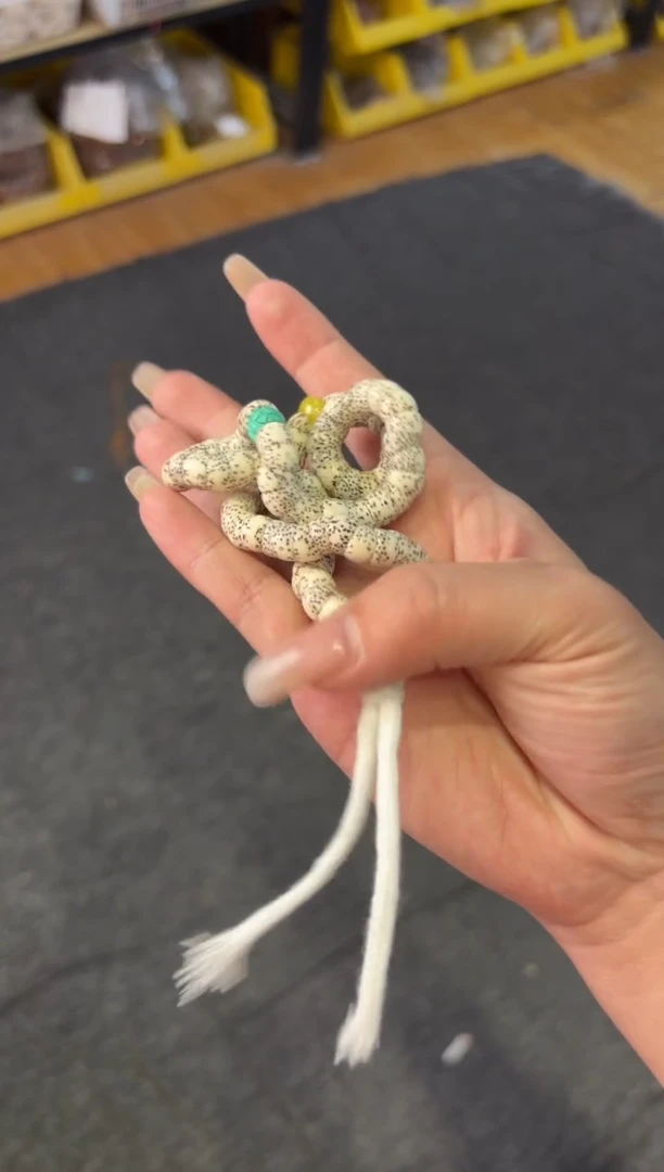 【闪购商品】石英质玉（黄龙玉）手链未镶嵌 8mm星月大肠黄龙玉双圈