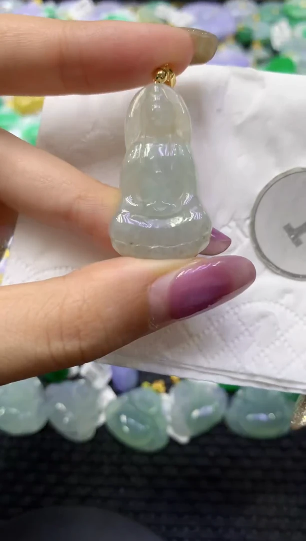 颈饰未镶嵌翡翠天然缅甸翡翠A货