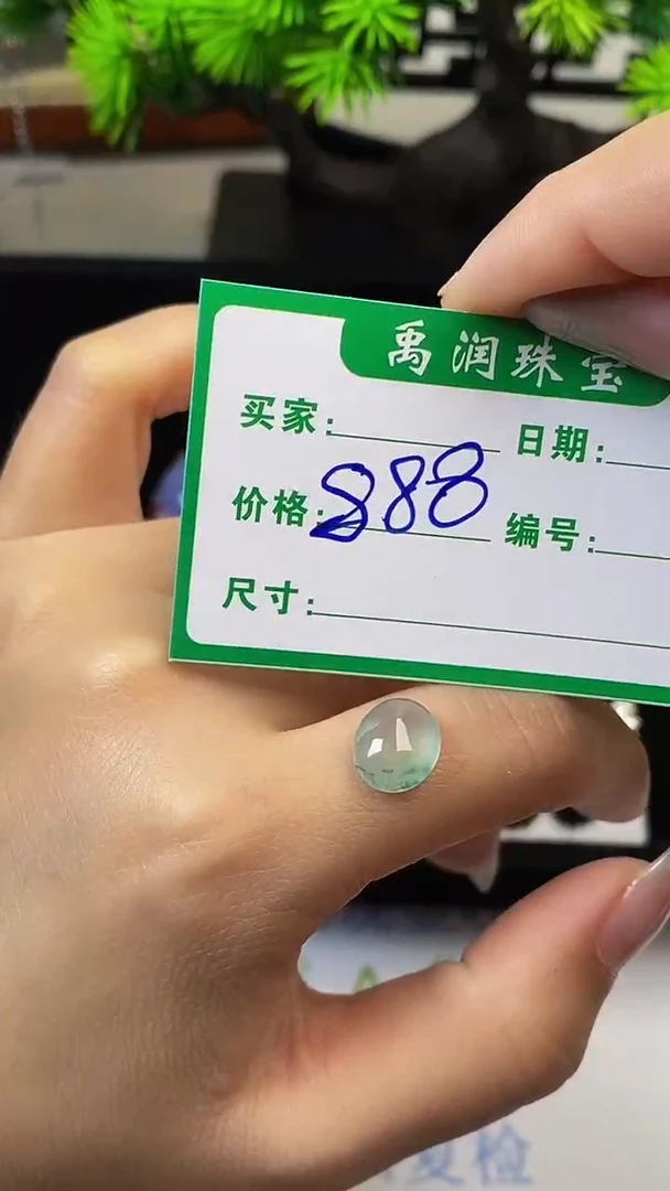 翡翠裸石未镶嵌缅甸天然翡翠A货164