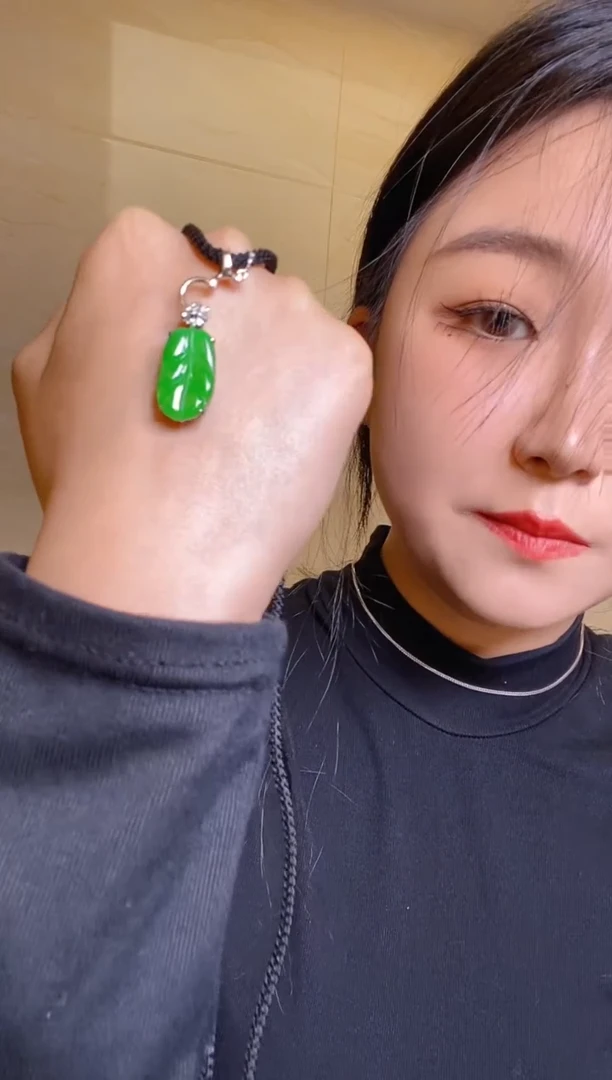 【闪购商品】翡翠颈饰银S925镶嵌吊坠