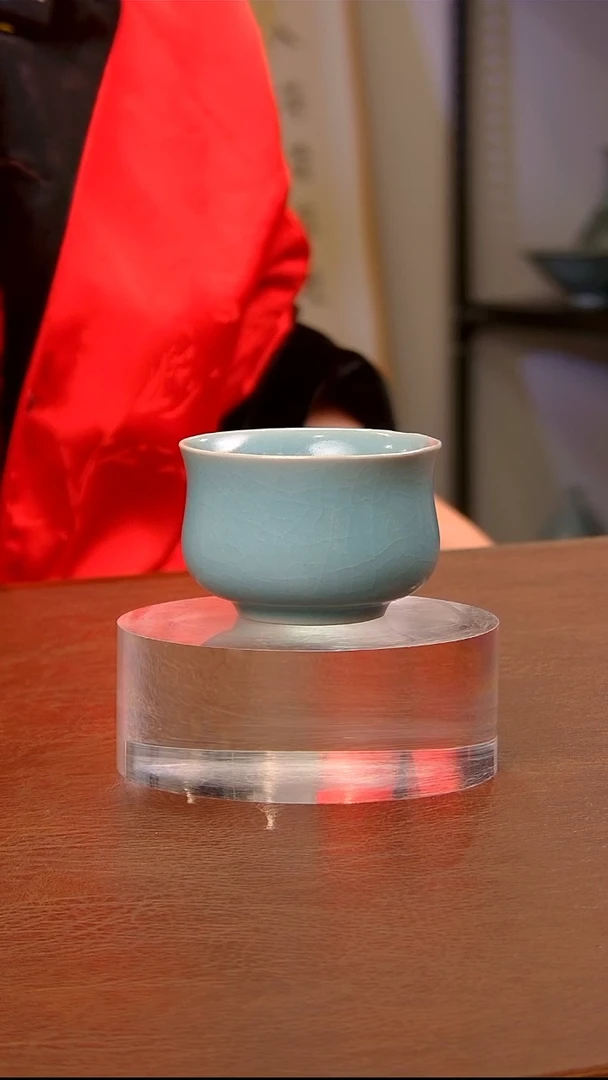 【闪购商品】瓷片933带款玉兰杯..........