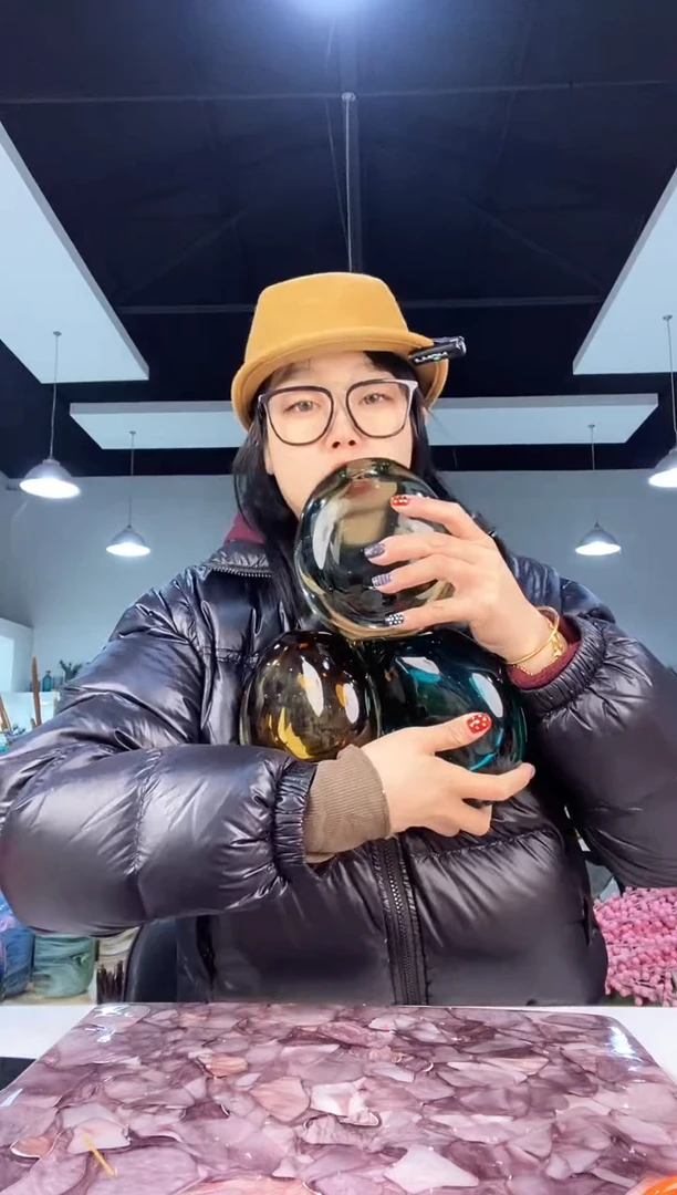 【闪购商品】琉璃慕忆家花瓶一套3