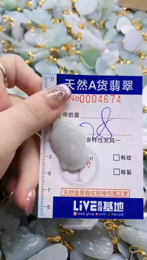 颈饰未镶嵌翡翠天然A货翡翠