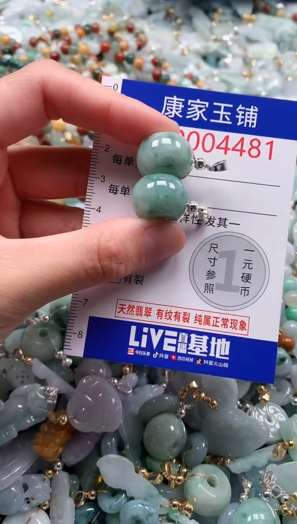 翡翠未镶嵌吊坠(不含链)4481