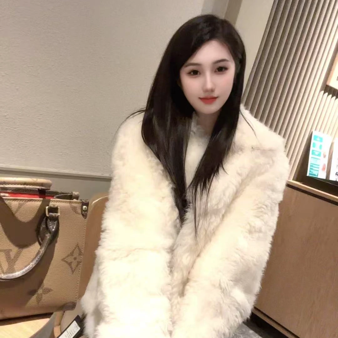 小妲己25年新款进口托卡皮毛一体冬季网红海宁皮草中长爆款女外套
