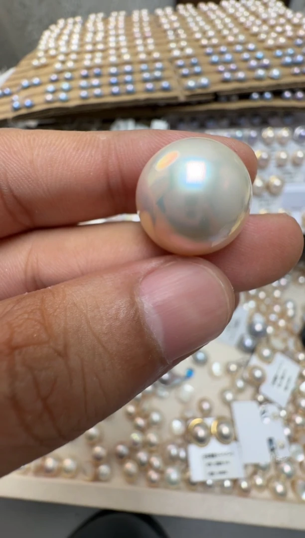 拼合珍珠（马贝珠）裸珠静**流马贝裸珠定制