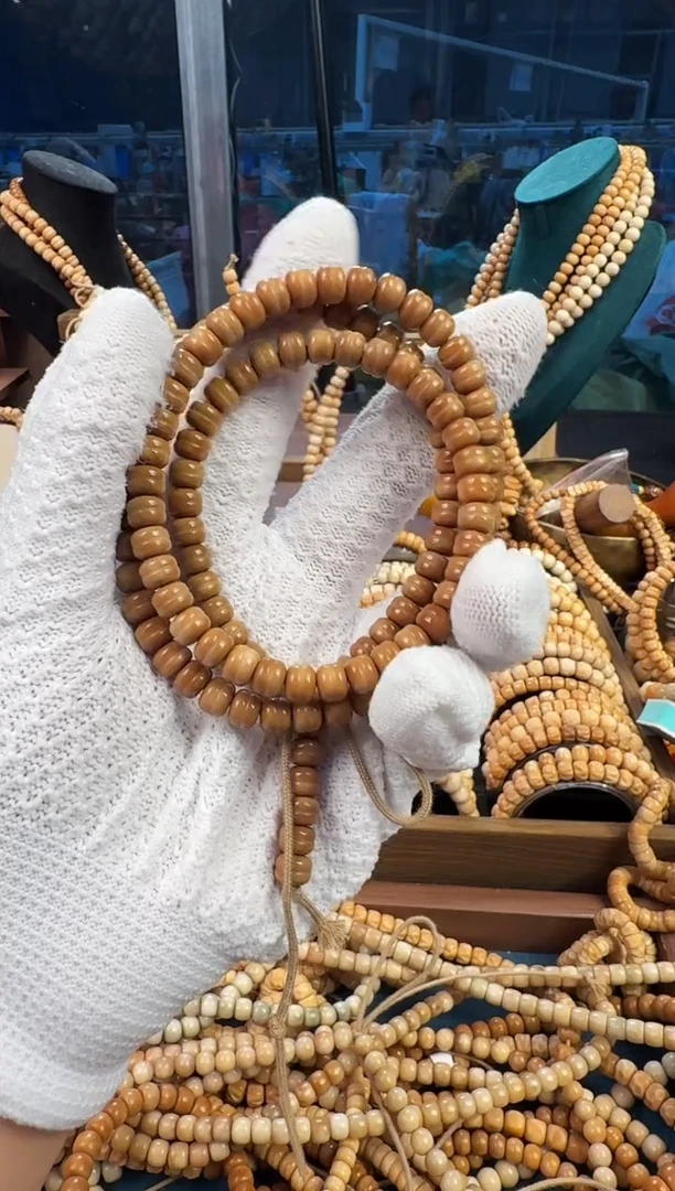 菩提根/象牙果吊坠龙脊脖挂汉堡老料7*6