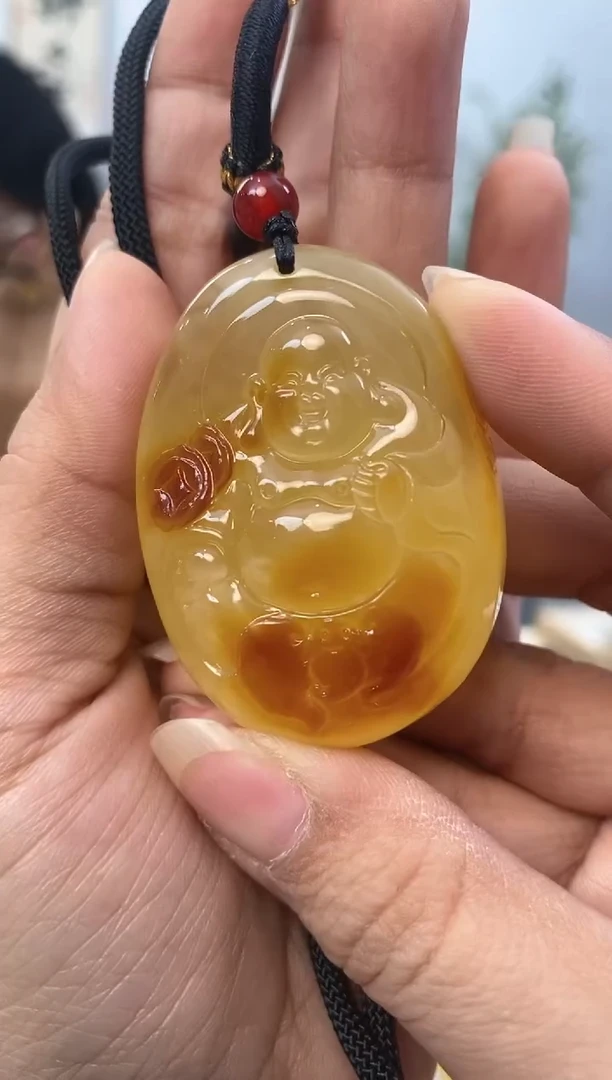 【闪购商品】蜜蜡裸石未镶嵌天然琥珀蜜蜡弥勒佛