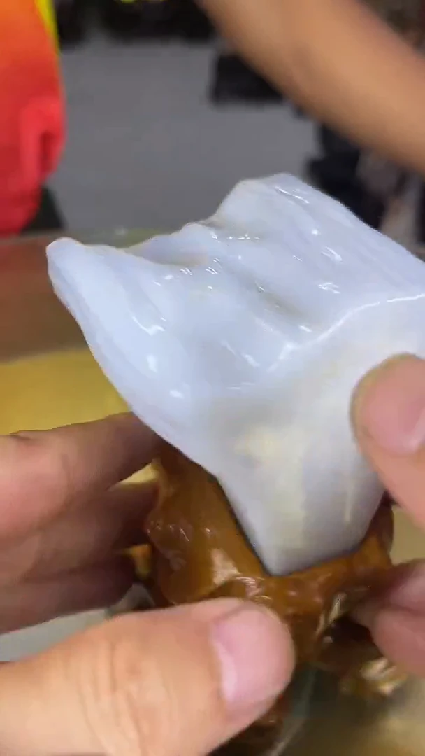缅甸天然树化玉摆件