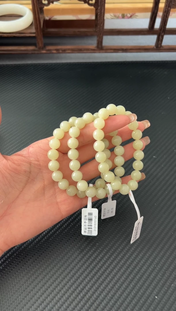 未镶嵌手串和田玉若羌微色差卡10多样性发货拍一发一m