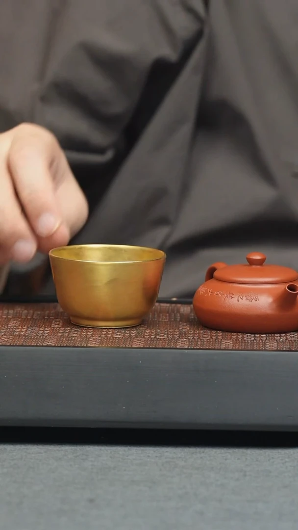 茶壶紫砂五堂  合欢-刻-阿曼陀室-皆大欢喜+金杯