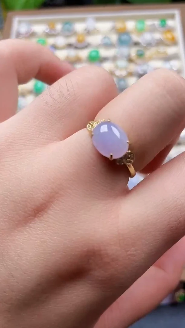 银S925镶嵌戒指翡翠71