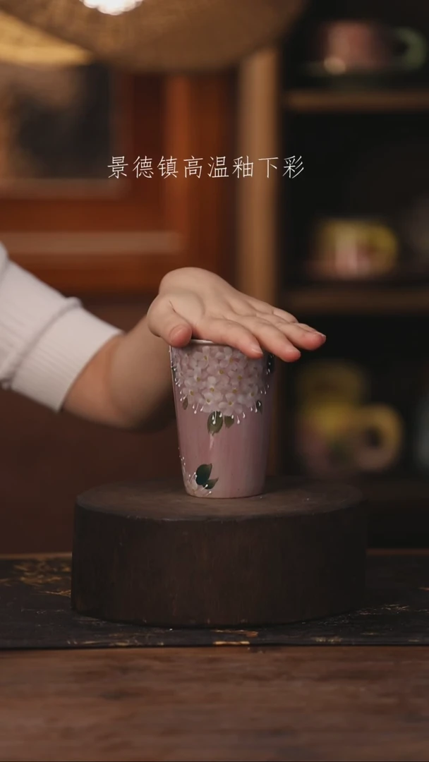 陶瓷景德镇高温釉下手绘陶瓷033