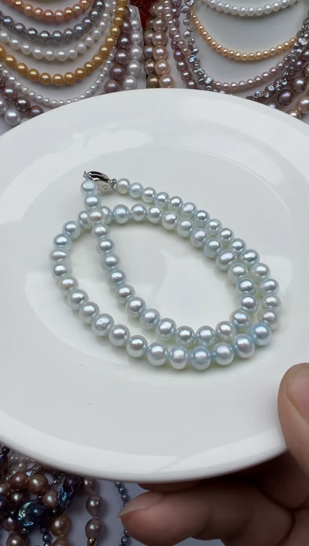 淡水珍珠未镶嵌颈饰1