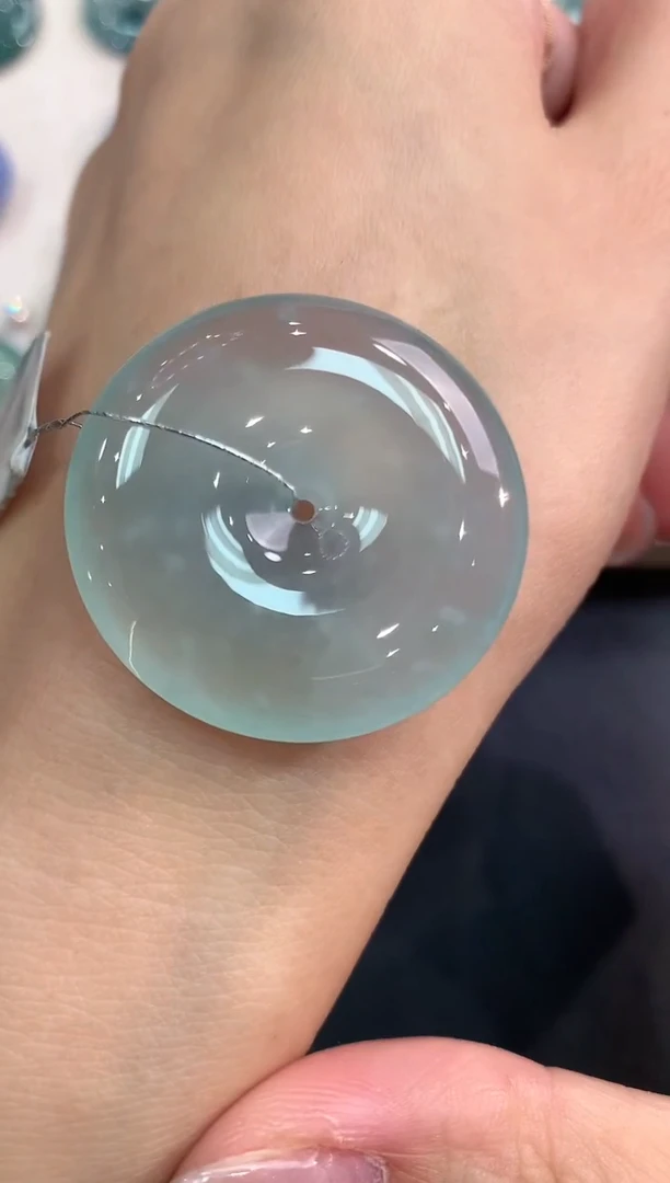 翡翠未镶嵌吊坠(不含链)春日珠宝a68