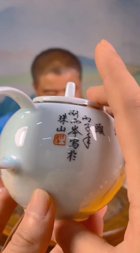 摆件景德镇陶瓷青花摆件117