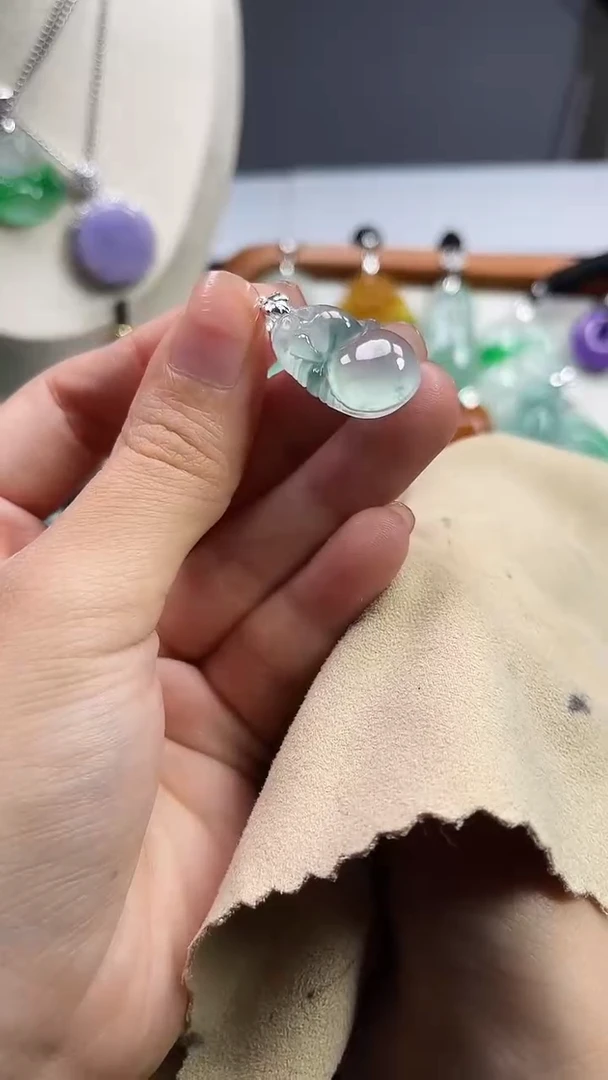 颈饰未镶嵌翡翠  所见即所得 一图一物