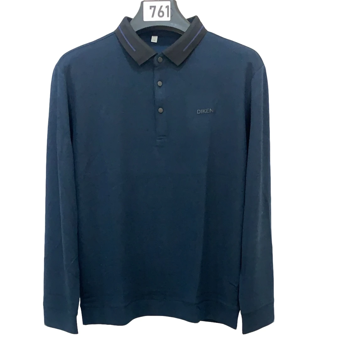 761春秋薄款POLO衫百搭商务男士款T恤翻领衬衣精品打底套头针织衫