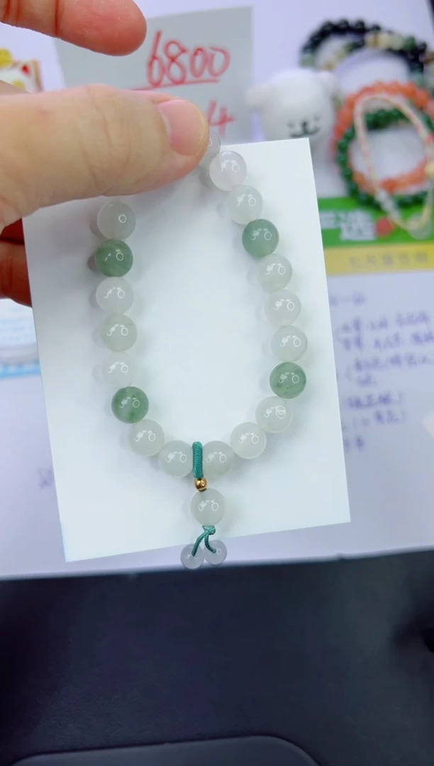 【闪购商品】石英质玉手镯未镶嵌999手串