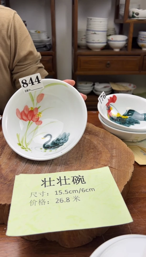 瓷片手绘（壮壮碗）844