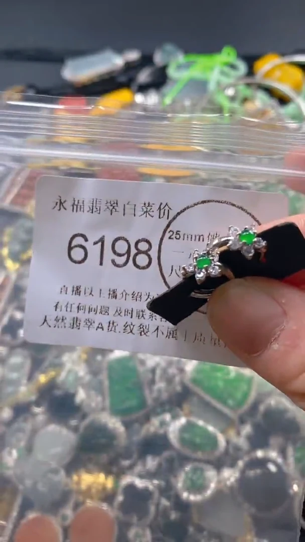 翡翠未镶嵌吊坠(不含链)6198