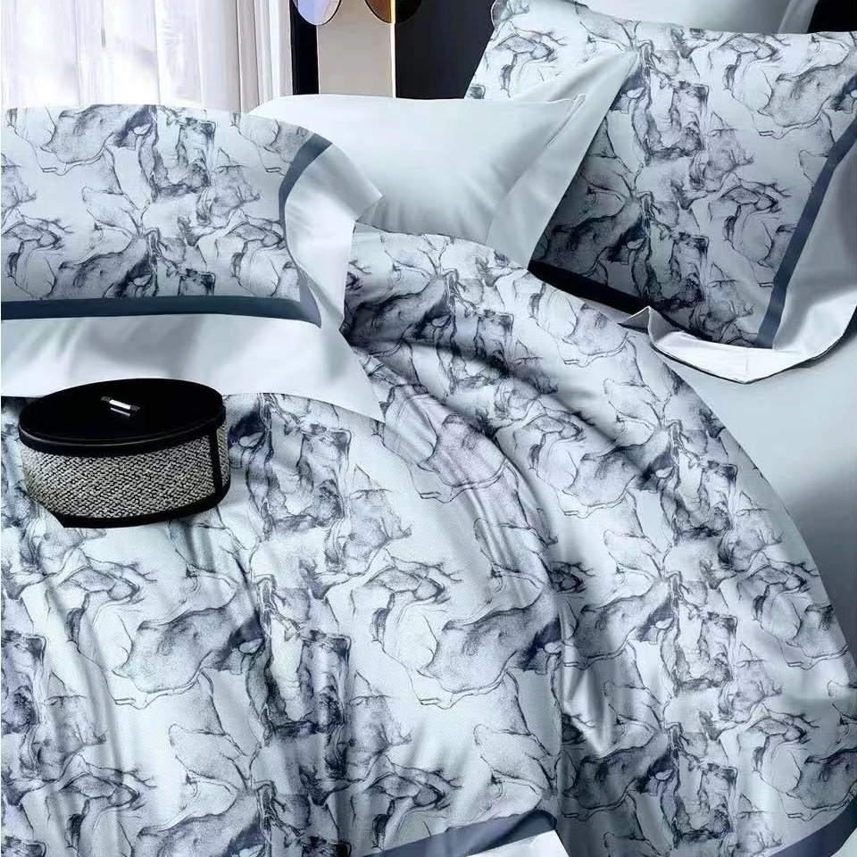 【爆款】轻奢重磅高精密四件套四季款--沁岚