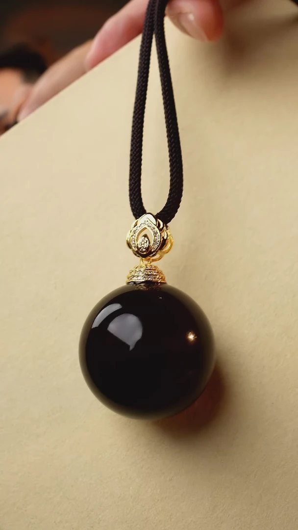 【闪购商品】琥珀颈饰未镶嵌32+紫杉醇紫蜜单珠