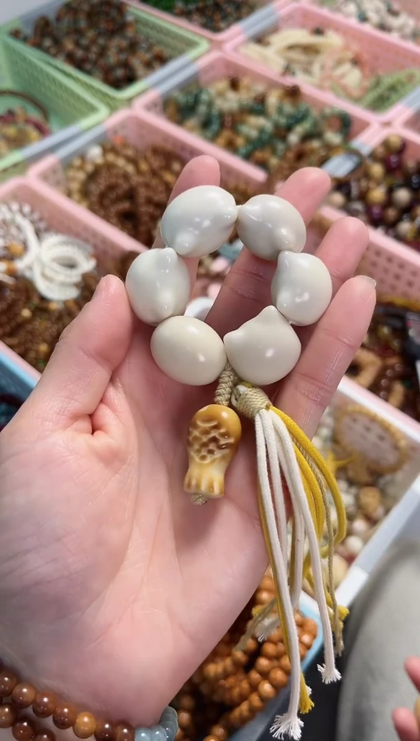 【闪购商品】菩提根/象牙果手串象牙果猫头鱼饼手捻