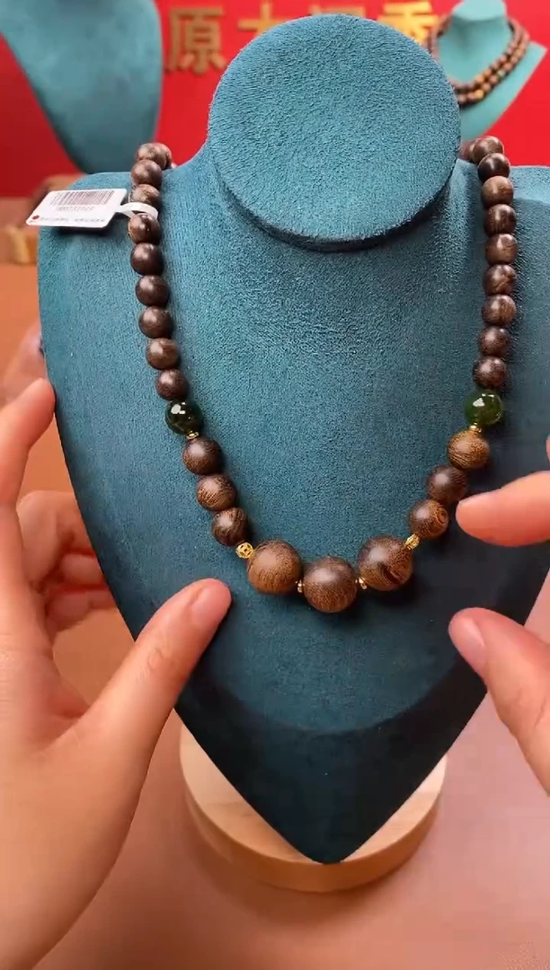 【闪购商品】沉香手串P沉水芽庄黄棋楠瘤疤+芽庄白棋楠设计