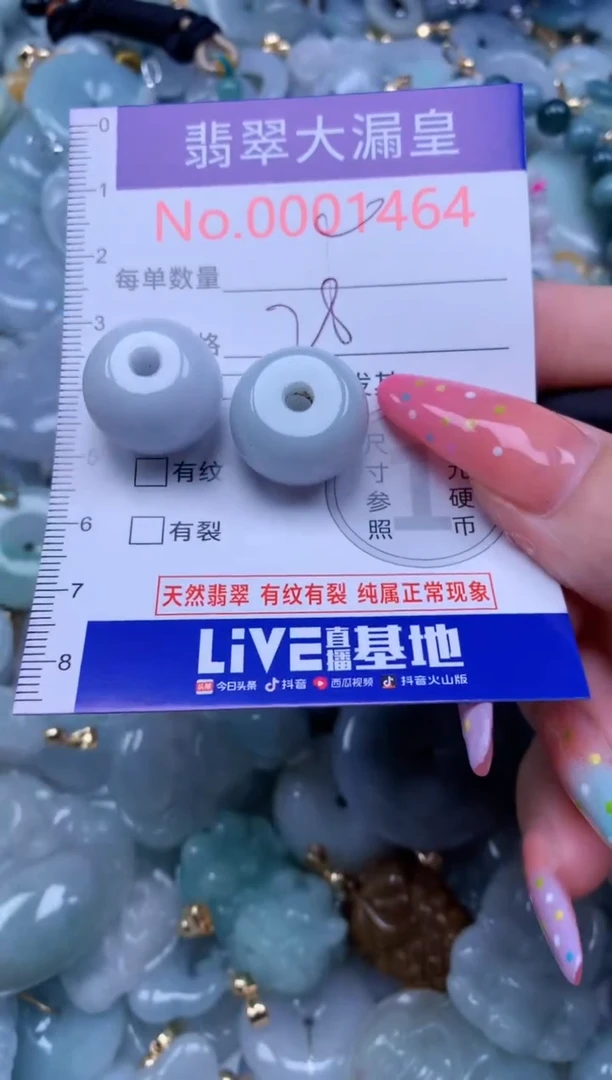 翡翠未镶嵌吊坠(不含链)1464