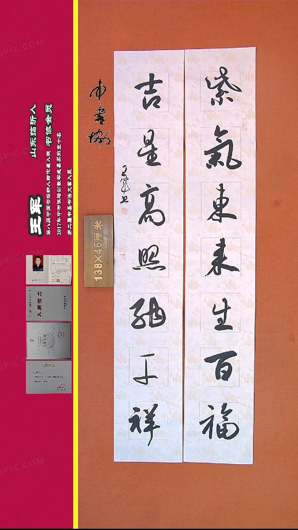 【闪购商品】书法343王军书法作品