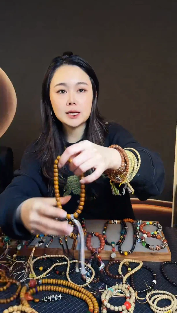 手串星月菩提老供珠开片手持