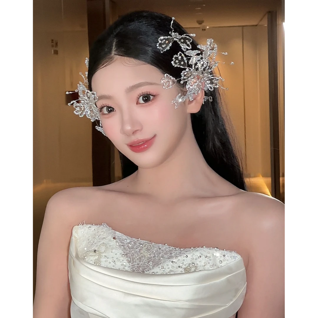 新款唯美新娘西式造型饰品套装647