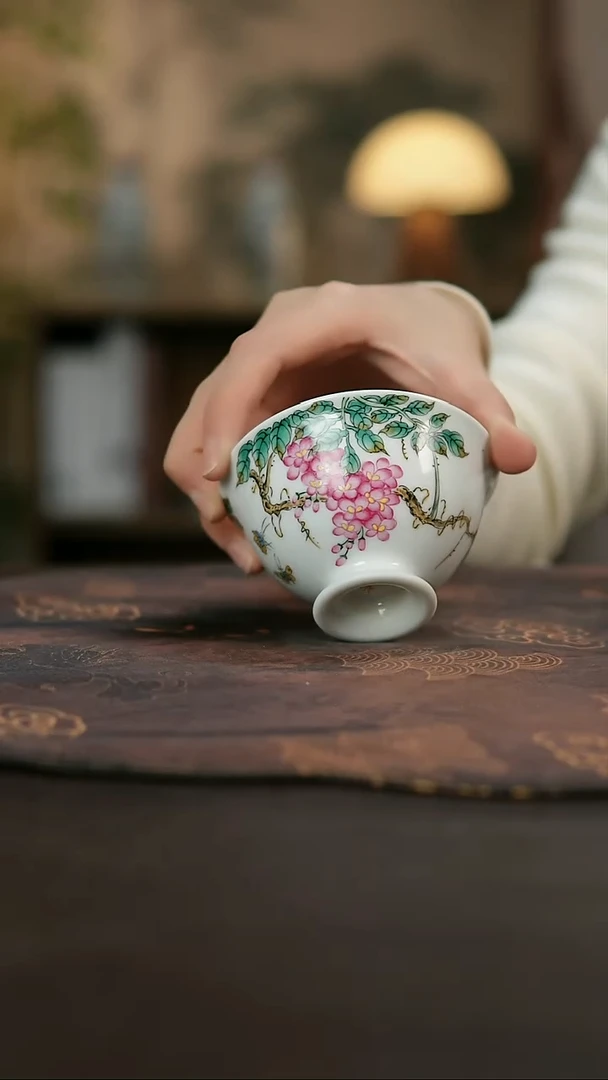 景德镇陶瓷杯碗柴烧多人