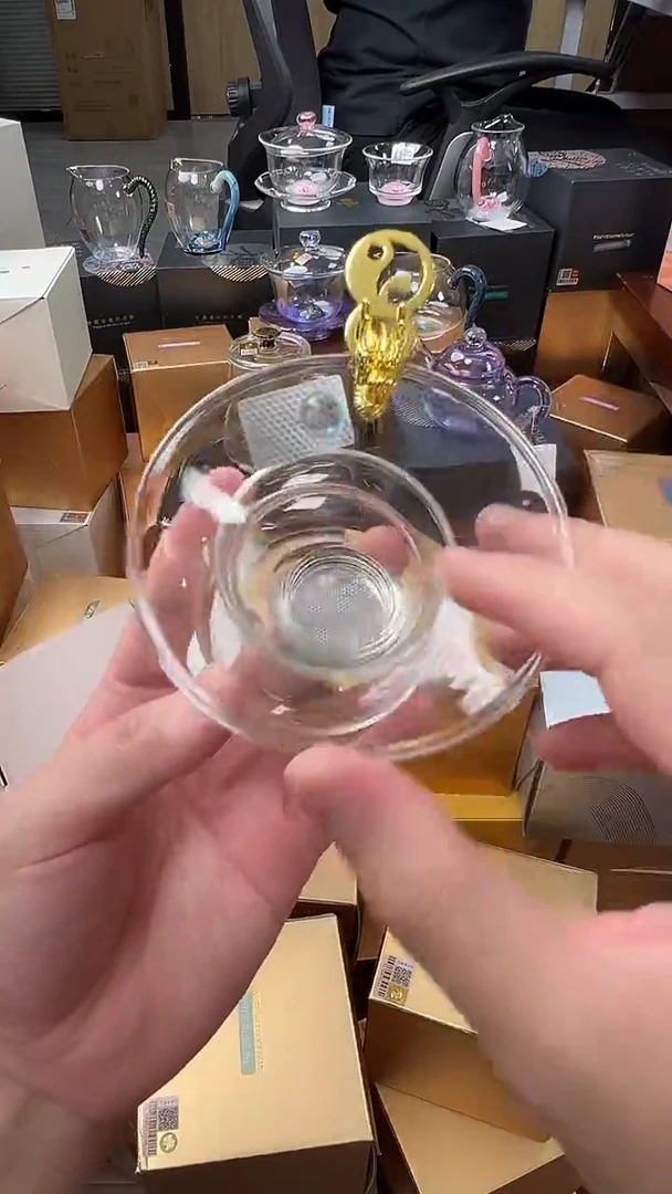 @@禾器晶彩金龙茶漏