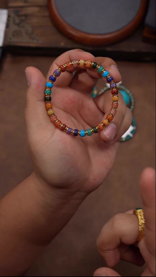 未镶嵌手串南红玛瑙多宝手串